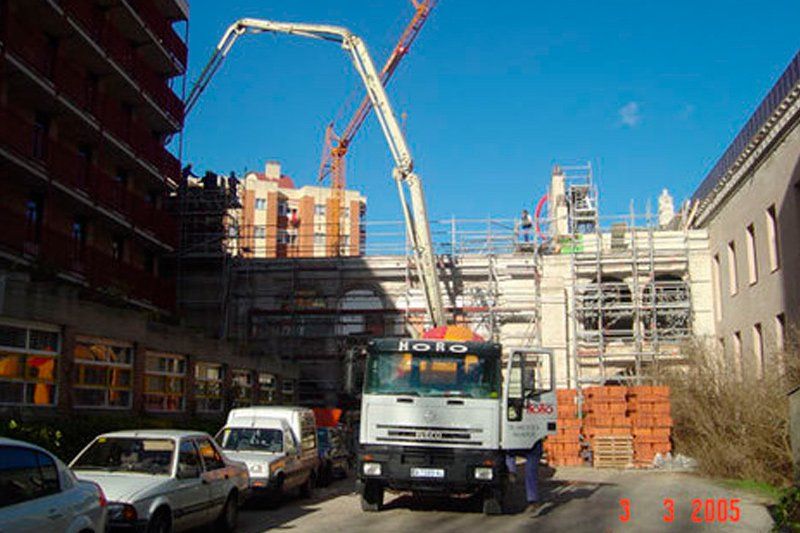 Bombeo de hormigón en Valladolid