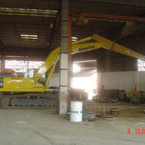 Excavación en nave industrial