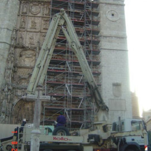 Trabajo Hormigones HORO iglesia San Pablo Valladolid