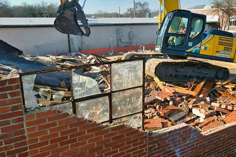 Demolición edificio