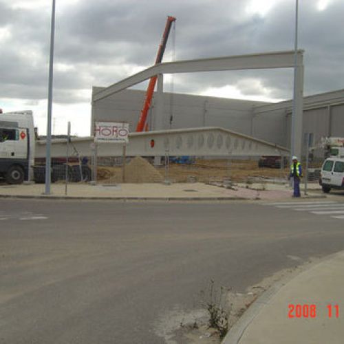 Edificación de nave industrial Valladolid