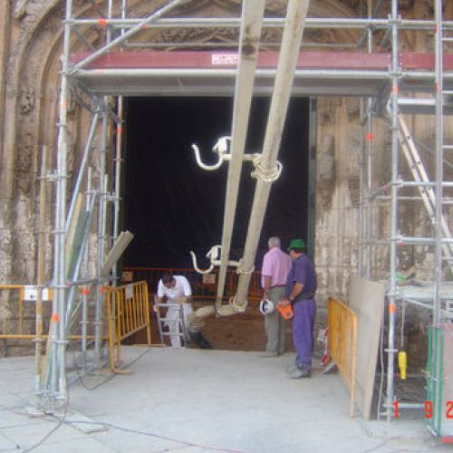 Intervención en iglesia San Pablo Valladolid