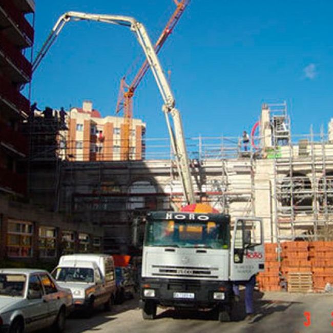 Bombeo de hormigón en Valladolid