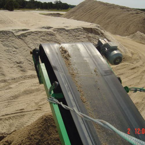 Cinta transportadora áridos hormigones HORO