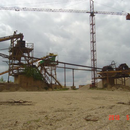 Extracción de áridos hormigones HORO